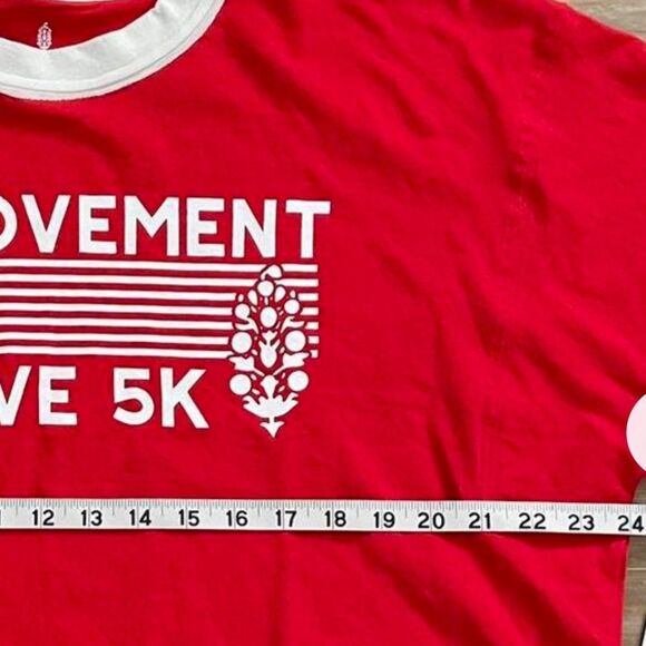 Free People Movement Festive 5K T-shirt Small OVERSIZED - Picture 6 of 6